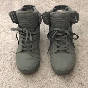 Supra high top skate sneaker